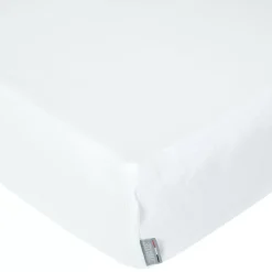 Drap housse uni en gaze de coton