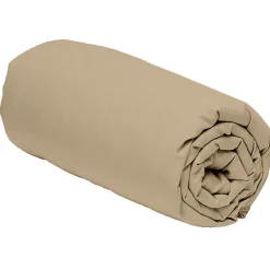 Drap housse 160x200 + 30 cm 100% Percale de Coton 80 fils Lin