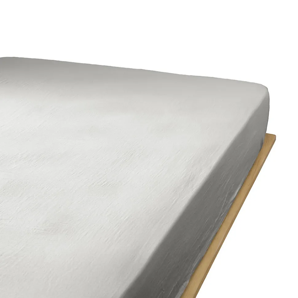 Drap housse 90x190 cm en Gaze de coton Nuage