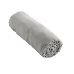 Drap housse 90x190 cm en Gaze de coton Nuage