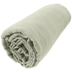 Drap housse 160x200 cm en Gaze de coton Vert d'eau