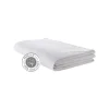 Drap percale de coton 180 x 290 cm (180x290 cm - Blanc)