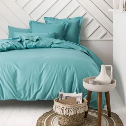 Drap plat - 100% coton 57 fils - 180 x 290 cm