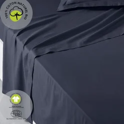 Drap plat 57 fils - 100% coton biologique