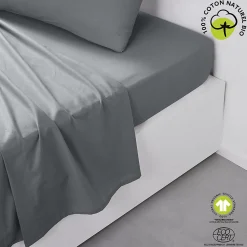Drap plat 57 fils - 100% coton biologique