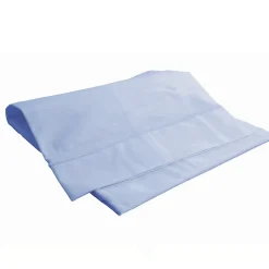 Drap plat avec point bourdon (120x180 cm - Bleu ciel)