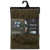 Drap plat Carina en coton 240x290cm vert kaki - Atmosphera
