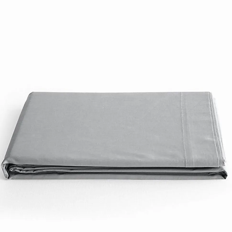 Drap plat Coton Pur Prémium 240 x 300 cm blanc