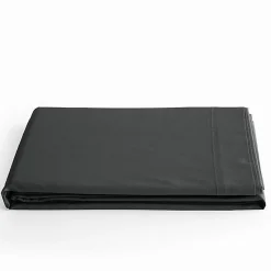 Drap plat Coton Pur Prémium 240 x 300 cm Marron coton