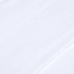 Drap plat en lin lavé blanc, 275x275 cm - HOMESCAPES