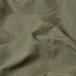 Drap plat en lin lavé vert mousse, 270x300 cm - HOMESCAPES