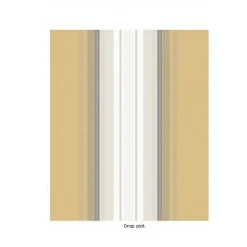 Drap plat en percale de coton au style ethnique chic (280x325 cm - Jaune)