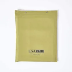 Drap plat en satin de coton égyptien 1000 fils vert olive, 180x290 cm - HOMESCAPES