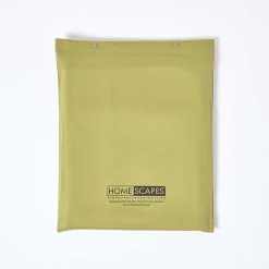 Drap plat en satin de coton égyptien 1000 fils vert olive, 230x255 cm - HOMESCAPES