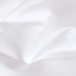 Drap plat en satin de coton égyptien 1000 fils blanc, 240x300 cm - HOMESCAPES