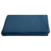 Drap plat Palace pur coton teint lavé, 63 fils/cm² Vent du sud - Palace Marine - 240 x 290 cm pour lit 2 places