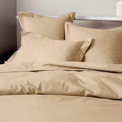 Drap plat percale de coton peigné 