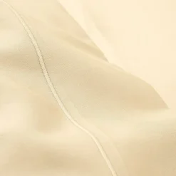 Drap plat percale de coton peigné "Julian" toutes dimensions Coton Pur - Julian Ivoire - 180 x 290 cm pour lit 1 place