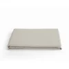 Drap plat percale pur coton peigné longues fibres 80 fils/cm² Vent du sud - Naturel - 180 x 290 cm pour lit 1 place
