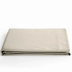 Drap plat Prémium Coton Pur 180 x 290 cm Sable