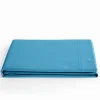 Drap plat Prémium Coton Pur 180x290 Turquoise