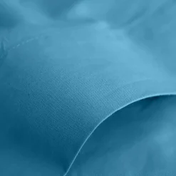 Drap plat Prémium Coton Pur 180x290 Turquoise