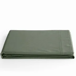 Drap plat Prémium Coton Pur 180x290 cm Vert fonce