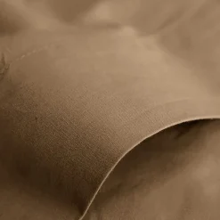 Drap plat Prémium Coton Pur Taupe 180 x 290 cm