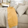 Drap plat "Soline" toutes dimensions Lin lavé - Soline Miel - 270 x 300 cm pour lit King size