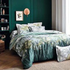 Drap plat style colonial (240x310 cm - Vert)