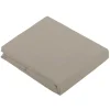 Drap Plat Uni en 100 % Coton (180x290 cm - Beige)