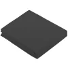 Drap Plat Uni en 100 % Coton (240x310 cm - Gris anthracite)