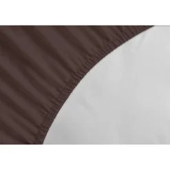 Drap-housse - LOVELY HOME - LH71599 - 160x200+25 cm - Marron