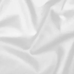 Drap-housse Isadora satin 160x200cm blanc - Atmosphera