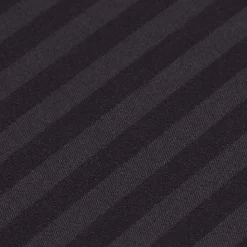 Drap-housse rayé 120 x 190 cm 100% coton égyptien 330 fils coloris noir - HOMESCAPES