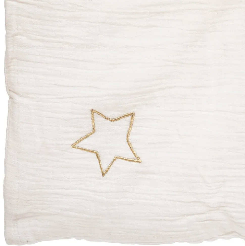 Édredon gaze de coton 100x140 blanc