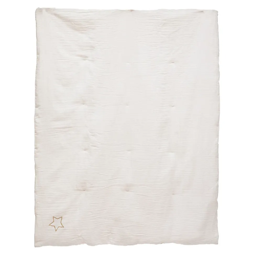 Édredon gaze de coton 100x140 blanc