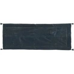 Édredon Night - coton - gris foncé - 70x180 cm - Atmosphera