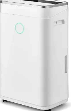 Déshumidificateur 25 L Jour Déshumidificateur électrique Minuterie 24H 2 Vitesses de Ventilation 2 Modes