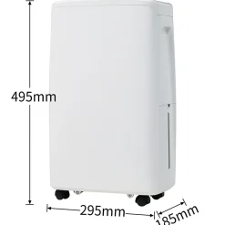 Déshumidificateur 12 L/jour pour 15 m², 3 en 1, Purificateur d'air et Sèche-linge, Réservoir 1,5 L, Timer 24 h, Écran LED