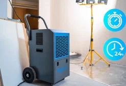 Déshumidificateur d'air industriel Hexwelt 50L/24H réservoir 5.5L absorbeur d'humidité 1 pièce.