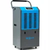 Déshumidificateur d'air industriel Hexwelt 138L/24H réservoir 10L absorbeur d'humidité 1 pièce.