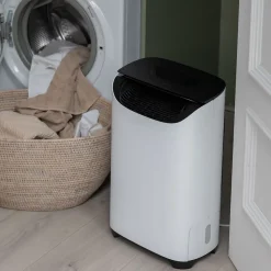 Déshumidificateur Meaco DD8L Pro 8L. Dessiccant, silencieux, basse conso. Idéal sous-sol, séchage linge & humidité.