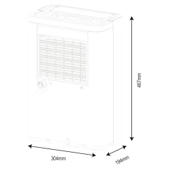 Déshumidificateur Blyss WDH-316DB 16L/J