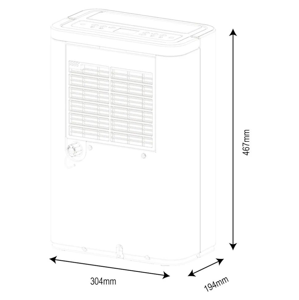 Déshumidificateur Blyss WDH-316DB 16L/J