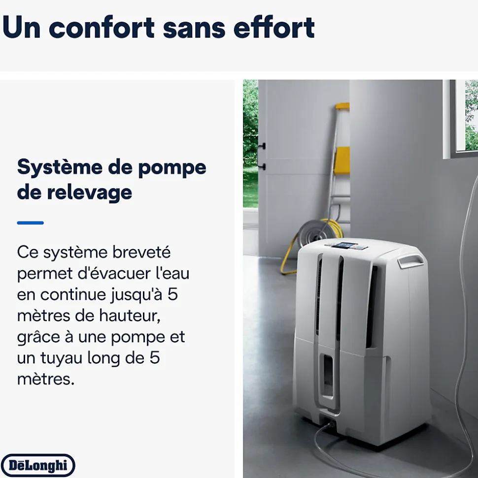 Déshumidificateur Delonghi DD233P 30L/J 60m²