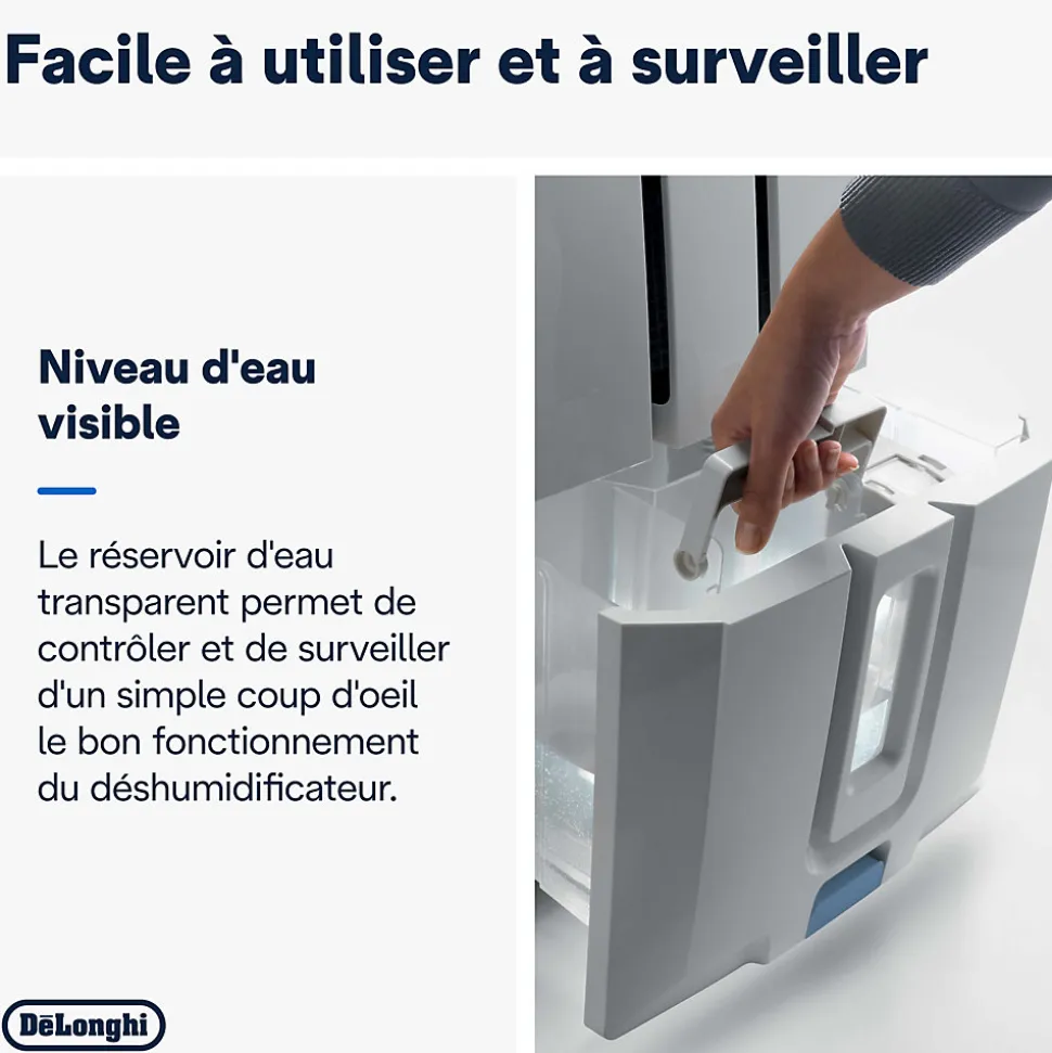 Déshumidificateur Delonghi DD233P 30L/J 60m²