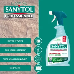Désinfectant multi-usages eucalyptus Sanytol 0,75L