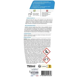 Désinfectant nettoyant gel javel WC Starwax 750 ml