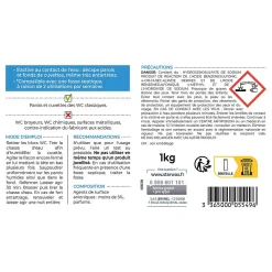 Détartrant en poudre sanitaire Starwax 1 kg